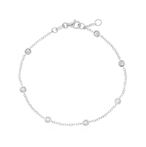 Bracciale Babila Milano Donna in Oro bianco Diamante 0.20 Ct BBET07CB03 - BBET07CB03